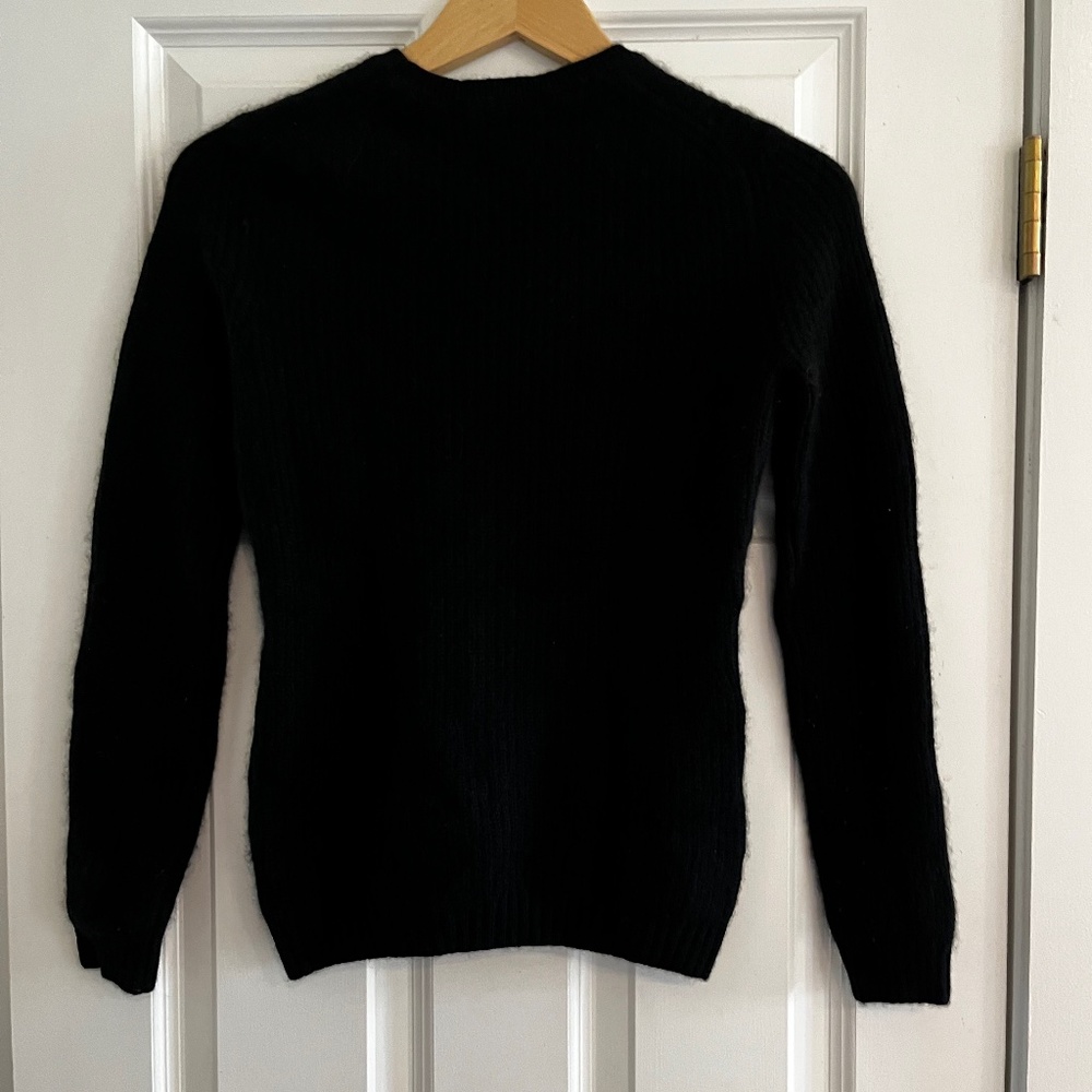 Brooks Brothers Black Cashmere Sweater